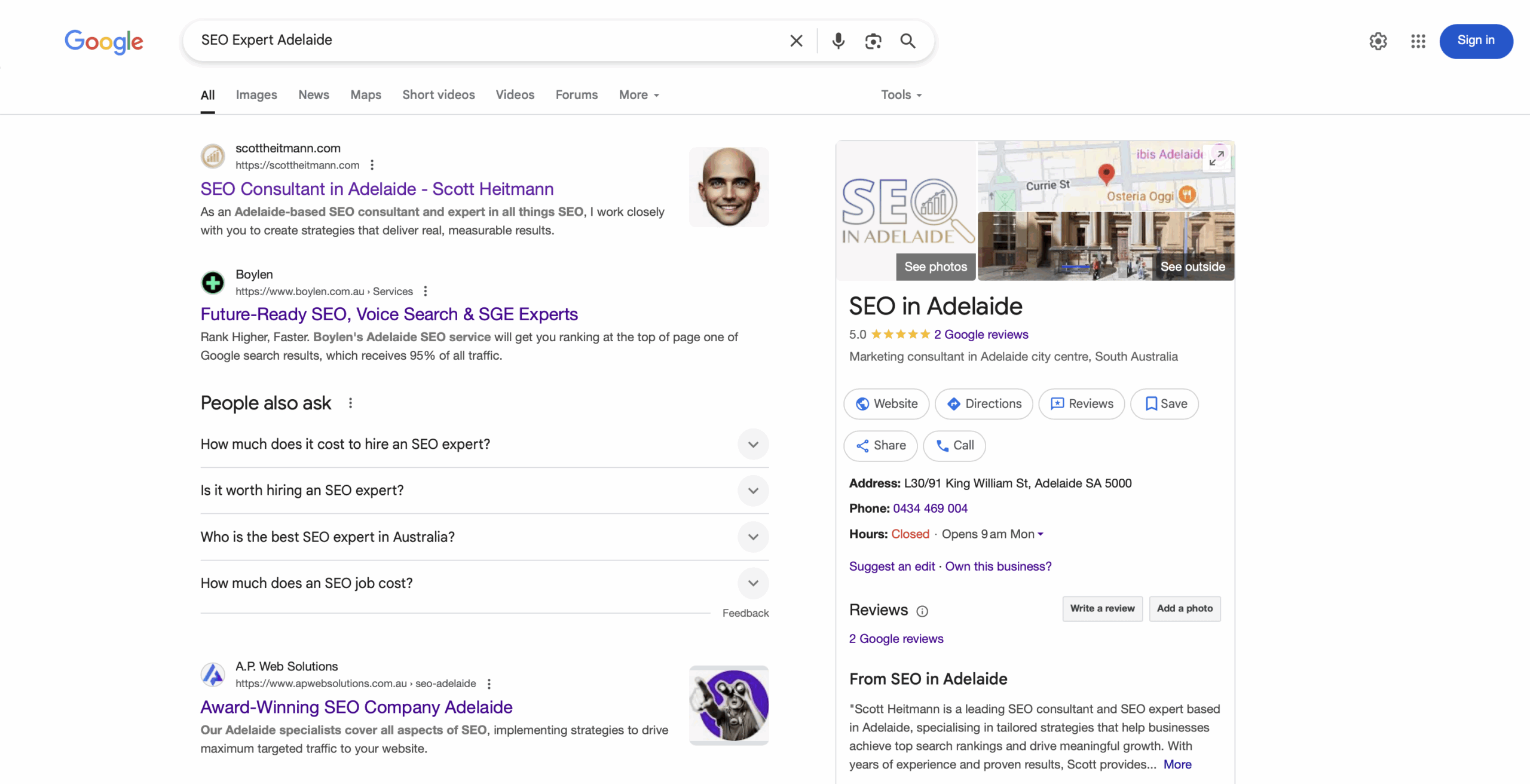 Adelaide SEO Expert SEO in Adelaide